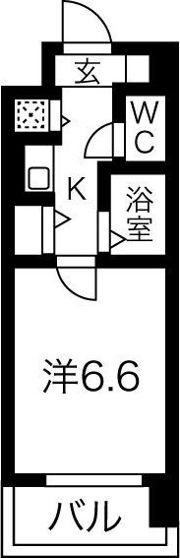 エスティライフ難波西の間取り画像