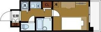 ラシュレエグゼ難波西の間取り画像