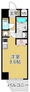 リフレス天王寺国分町の間取り画像