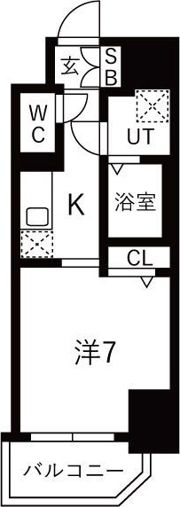 ワールドアイ天王寺ミラージュの間取り画像