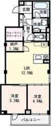 ルミナテラス上町台の間取り画像