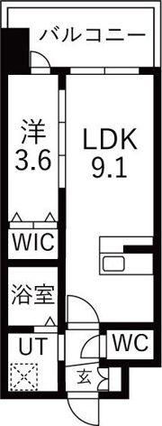 D.Clarest長田駅前の間取り画像