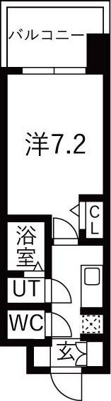 D.Clarest長田駅前の間取り画像