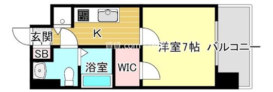 T’s SQUARE大阪城の間取り画像