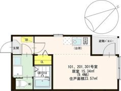 ハーモニーテラス清水VIIIの間取り画像
