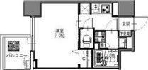 S-RESIDENCE難波大国町Deuxの間取り画像