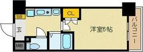 エスリード難波駅前の間取り画像