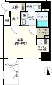 プレサンス難波南アーバニッシュの間取り画像