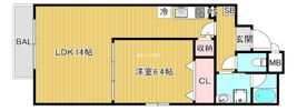 ヴァンヴェール楠根の間取り画像