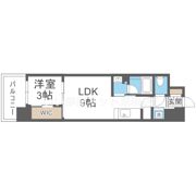 リビオメゾン新大阪の間取り画像