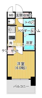 プレサンス東小橋エレディータの間取り画像