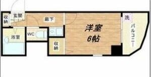 大国町青山ビルの間取り画像