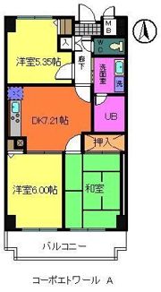 コーポ・エトワールの間取り画像