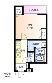 フジパレス住吉公園西の間取り画像