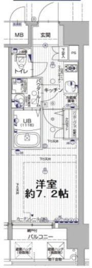 エスリード難波SOUTHの間取り画像