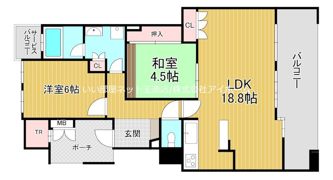 グランブルー上町台の間取り画像