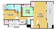 グランブルー上町台の間取り画像