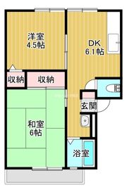 サンビレッジ芳崎 Dの間取り画像