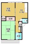 サンビレッジ芳崎 Dの間取り画像