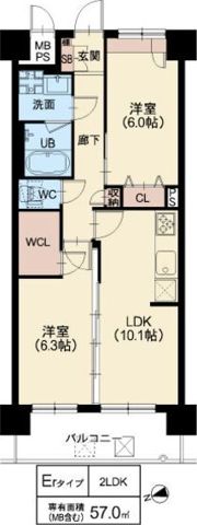 スプランディッド難波WESTIIの間取り画像