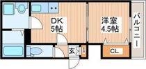 イリスコート今福南の間取り画像