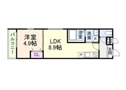 フジパレス針中野ウエストの間取り画像