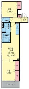 クリエオーレ菱江IIIの間取り画像