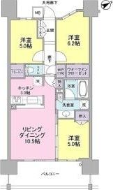 ザ・天王寺レジデンスの間取り画像