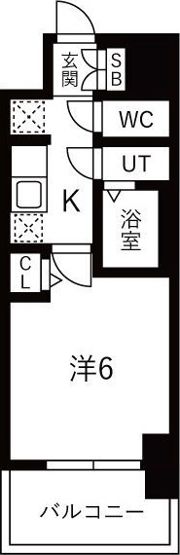ファステート難波ミライズの間取り画像