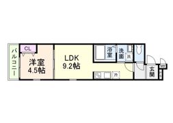 フジパレス針中野イーストの間取り画像
