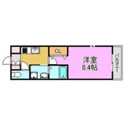 アッシュメゾン寺田町の間取り画像