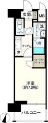 エスプレイス難波サウスゲートの間取り画像