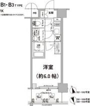 エスリード大阪リブレの間取り画像