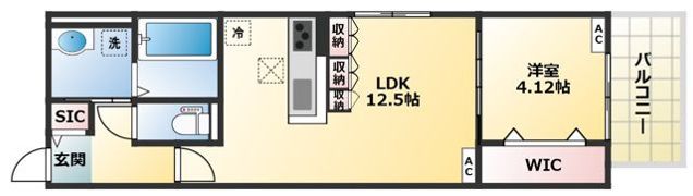 Peaceful is 南田辺の間取り画像