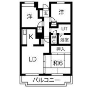 シティハイム平成2の間取り画像