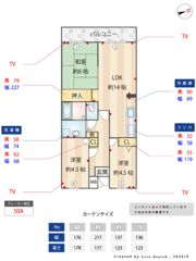 シティハイム平成の間取り画像