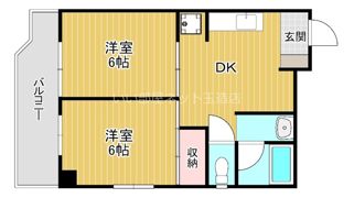 玉造レジデンスの間取り画像