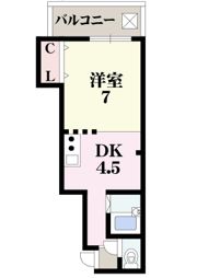 ヴィラハマモトの間取り画像