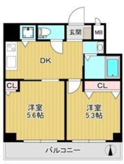 GARE NAMBAの間取り画像