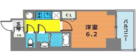 ファステート大正駅前トロフィの間取り画像