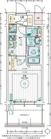 エステムコート難波WEST-SIDEIXレデントの間取り画像