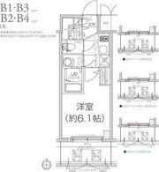 エスリード大阪リエートの間取り画像