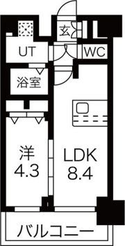 ファステート大正駅前トロフィの間取り画像