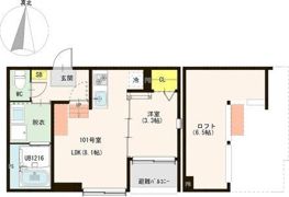 LOFTRIA 大正の間取り画像
