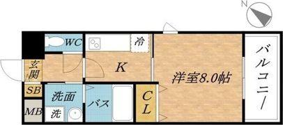 OAK弥栄 （オークヤサカ）の間取り画像
