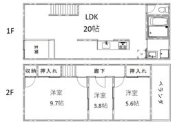大今里2丁目貸家IIIの間取り画像