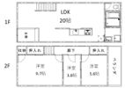 大今里2丁目貸家IIIの間取り画像