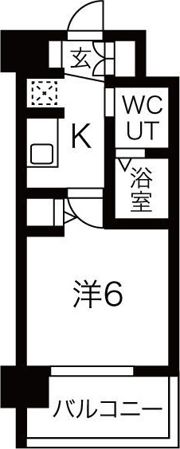 エグゼ弁天町の間取り画像