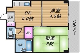 シャトー波除の間取り画像