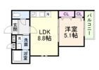 フジパレス神崎川駅東の間取り画像